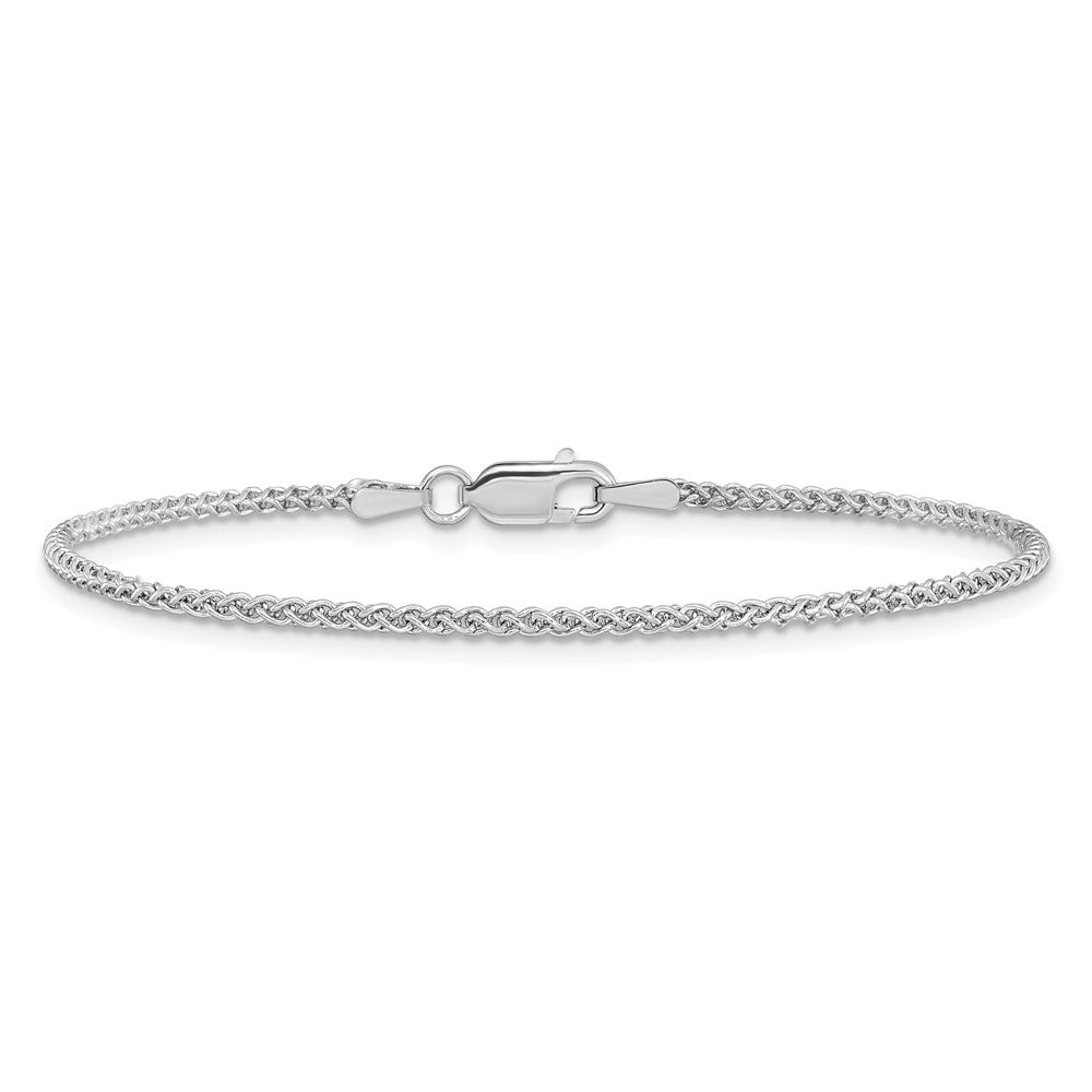14k WG 1.7mm Spiga Chain Bracelet (2.06 grams)