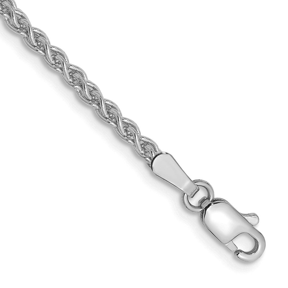 14k WG 2.1mm Spiga Chain Bracelet (3.28 grams)