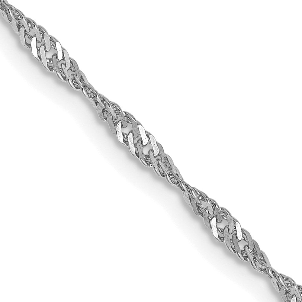 14k WG 1.7mm Singapore Chain (2.46 grams)