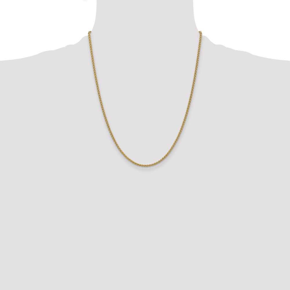 14k 2.1mm Spiga Chain (6.18 grams)