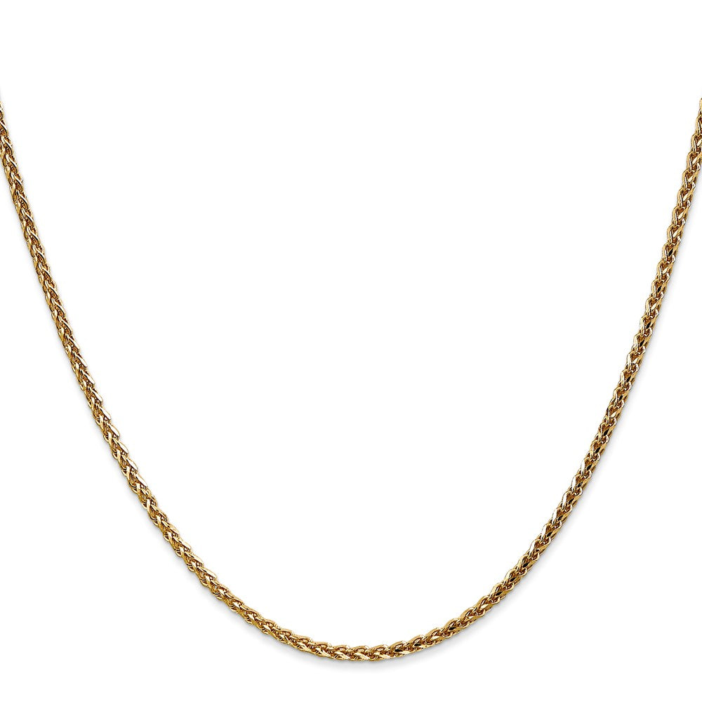 14k 2.1mm D/C Spiga Chain (6.79 grams)