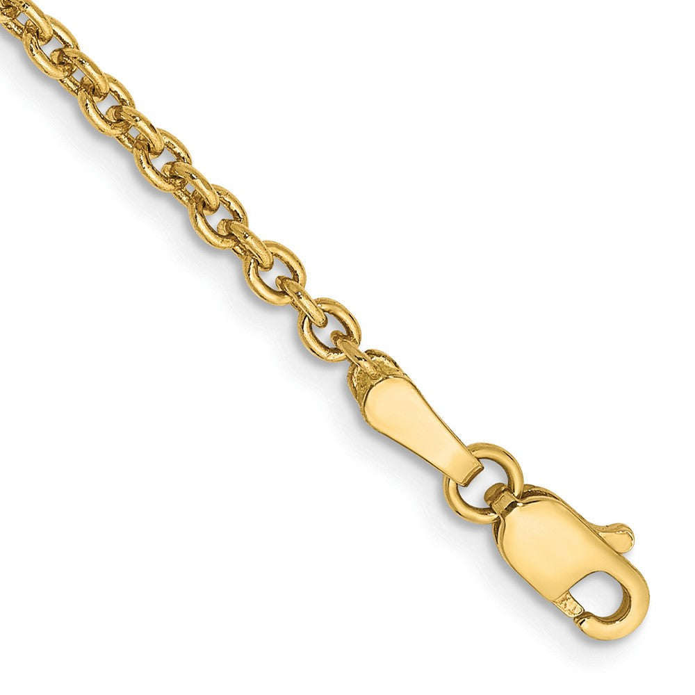 14k 2.2mm Forzantine Cable Chain Bracelet (3.34 grams)