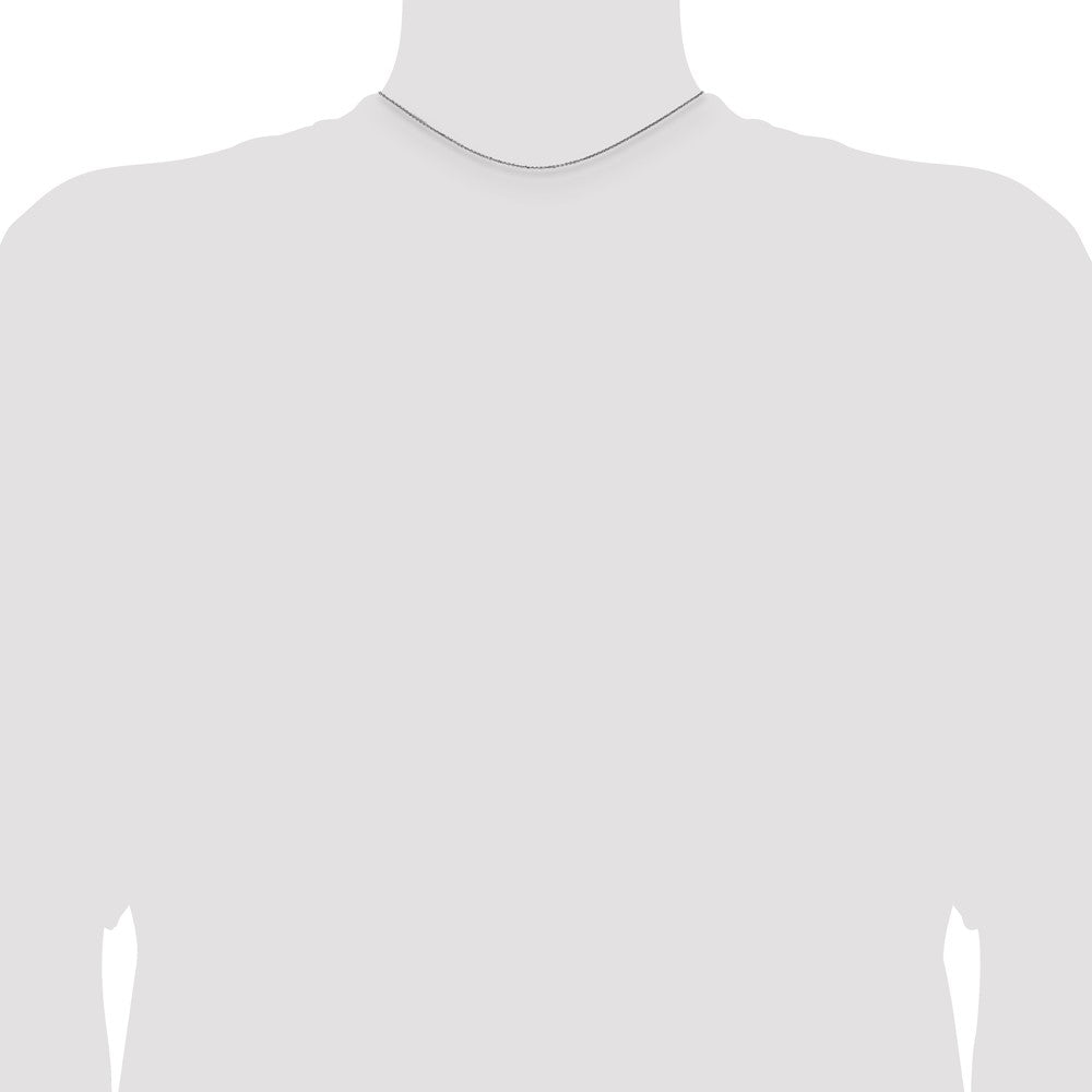 14k WG .95mm D/C Cable Chain (1.40 grams)