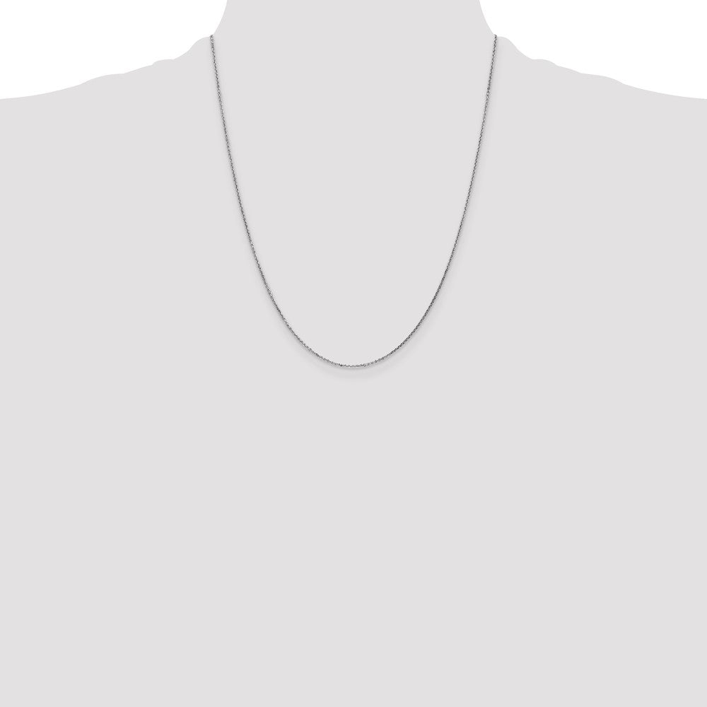 14k WG .95mm D/C Cable Chain (1.40 grams)