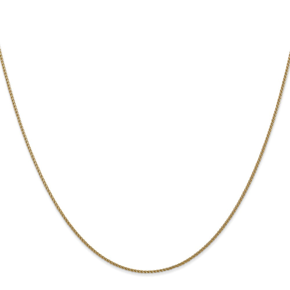 14k 1.05mm Diamond Cut Spiga with Lobster Clasp Chain (2.41 grams)