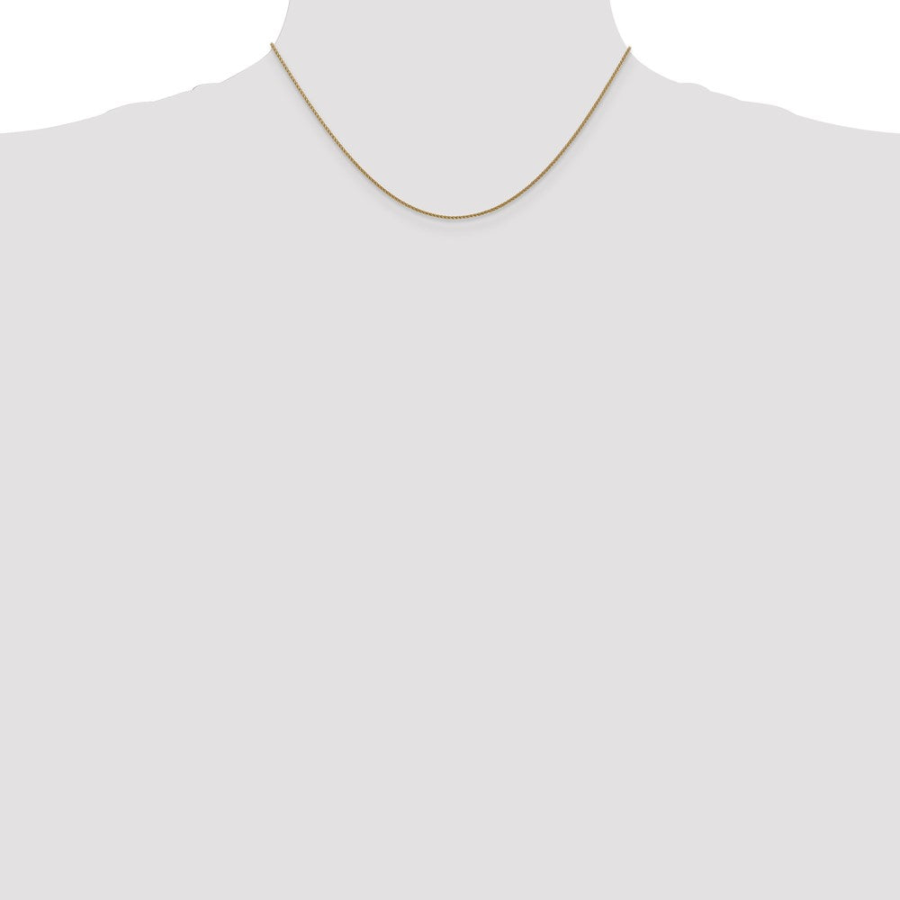 14k 1.05mm D/C Spiga with Lobster Clasp Chain (1.81 grams)