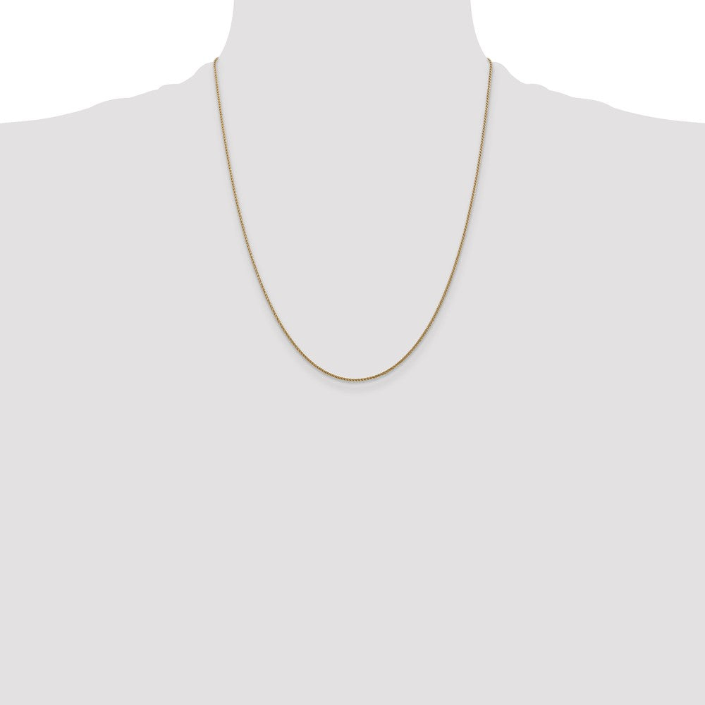 14k 1.05mm D/C Spiga with Lobster Clasp Chain (2.61 grams)