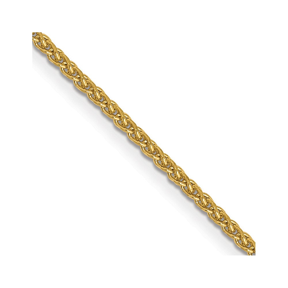 14k 1.05mm Diamond Cut Spiga with Lobster Clasp Chain (2.41 grams)