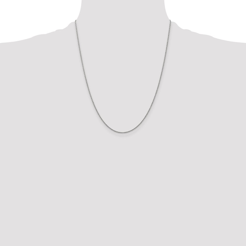 14k WG 1.1mm Baby Rope Chain (1.19 grams)