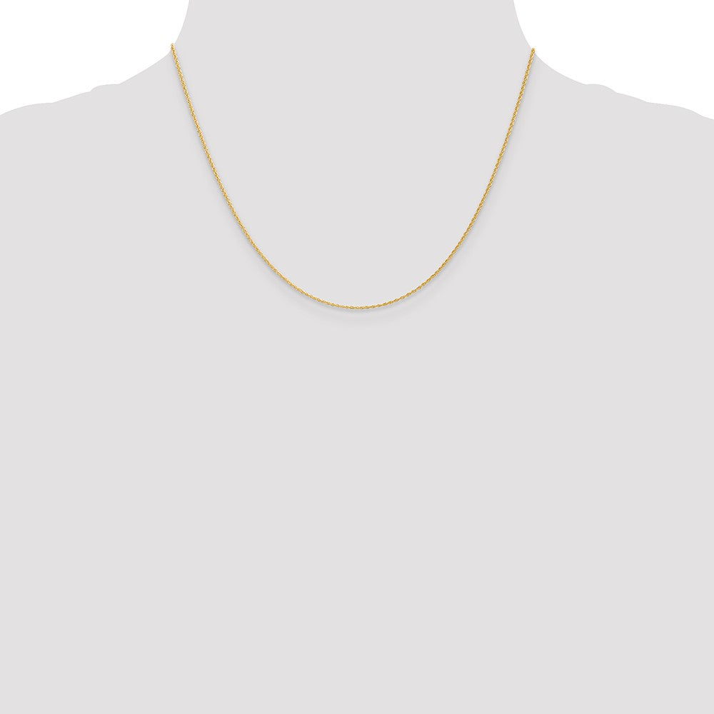 14k 1.1mm Baby Rope Chain (1.05 grams)