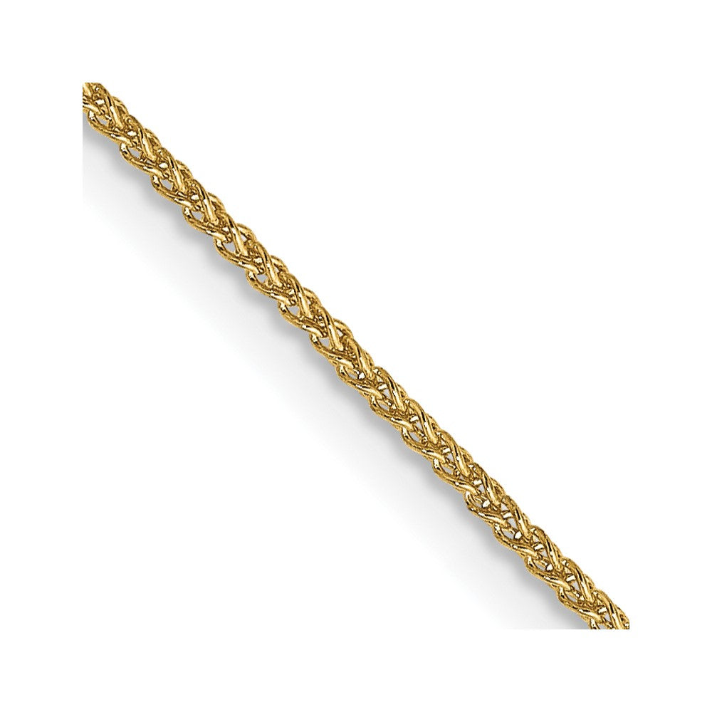 14k 1.05mm Spiga with Spring Ring Clasp Chain (1.82 grams)
