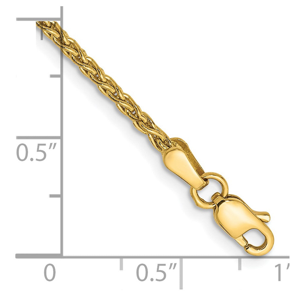 14k 1.75mm Parisian Wheat Chain Bracelet (2.90 grams)