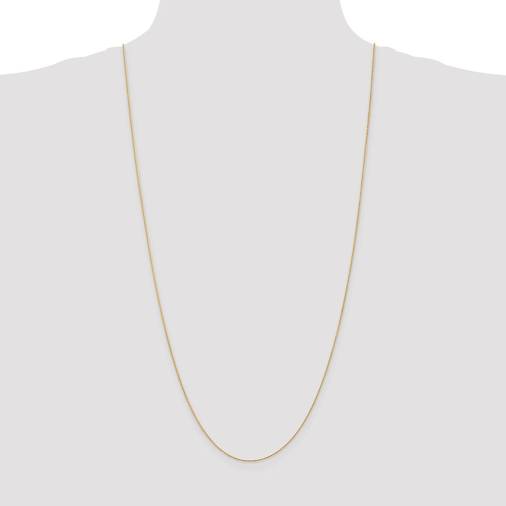 14k .8mm D/C Parisian Wheat Chain (1.61 grams)