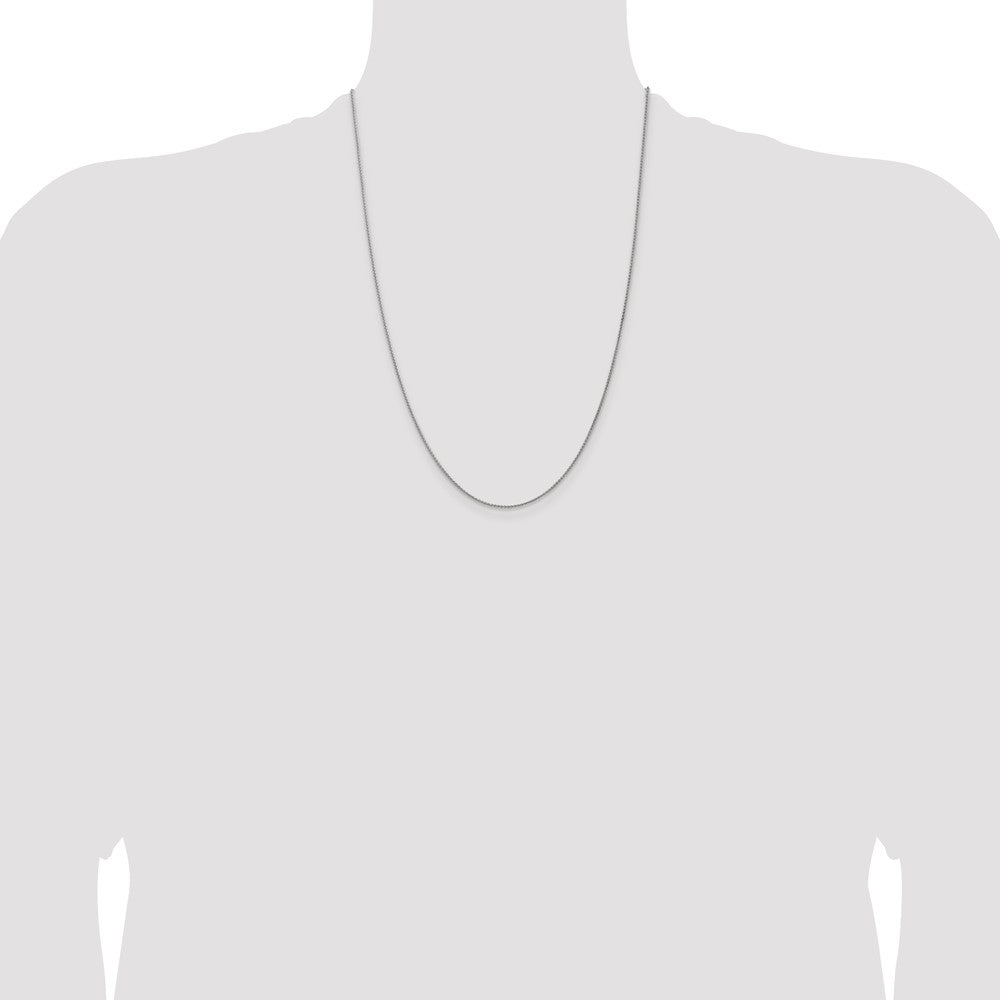 14k WG 1.25mm Spiga Chain (2.56 grams)