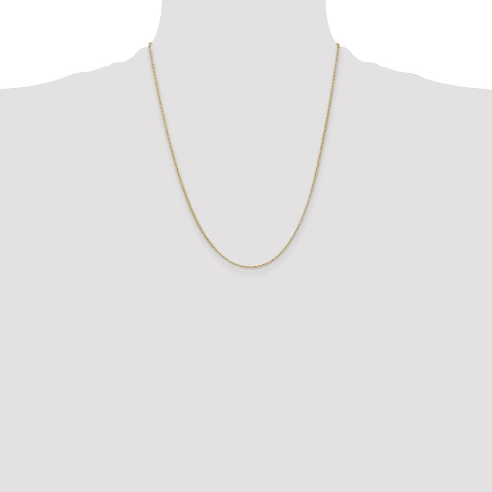14k 1.55mm Rolo Pendant Chain (2.72 grams)