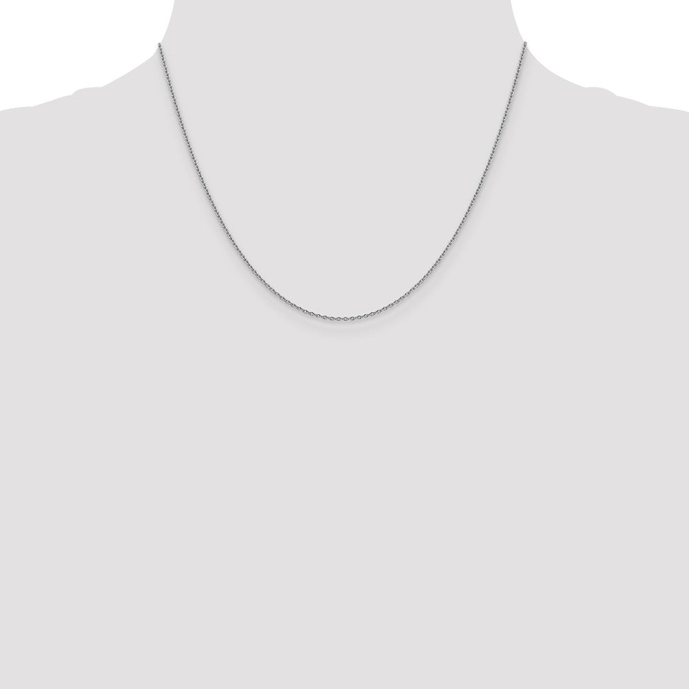 14k WG 1.4mm Forzantine Cable Chain (2.59 grams)