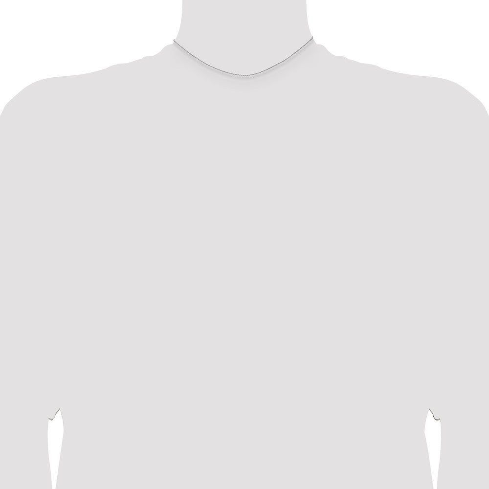 14k WG 1.2mm D/C Cable Chain (2.00 grams)