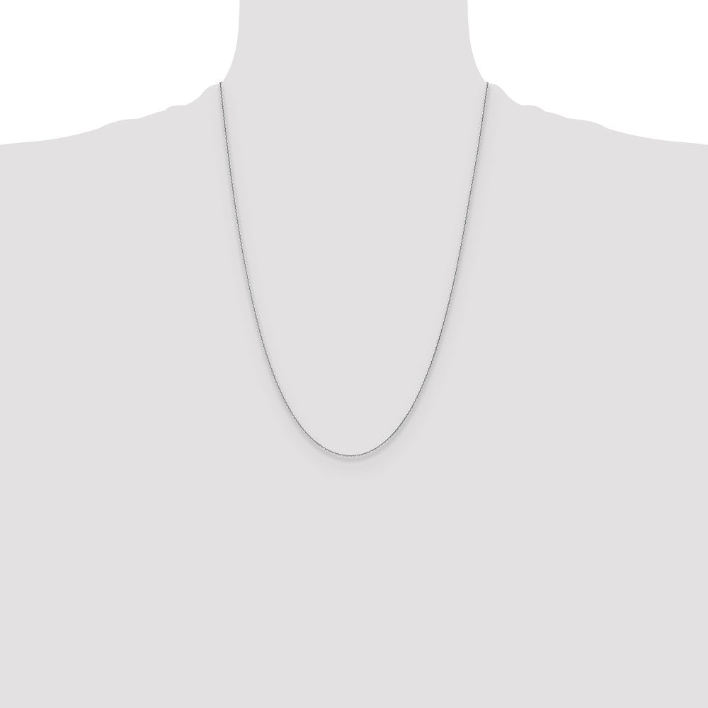 14k WG 1.2mm D/C Cable Chain (2.00 grams)