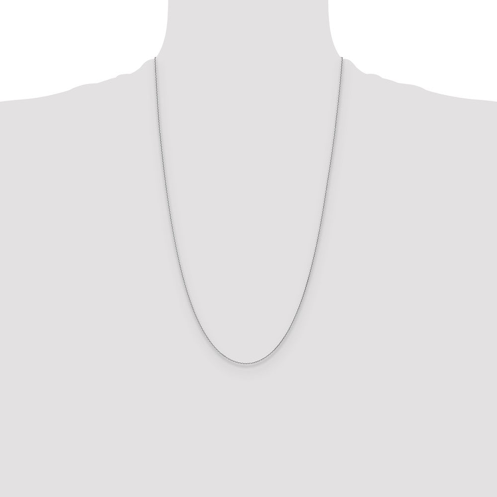 14k WG 1.2mm D/C Cable Chain (2.00 grams)