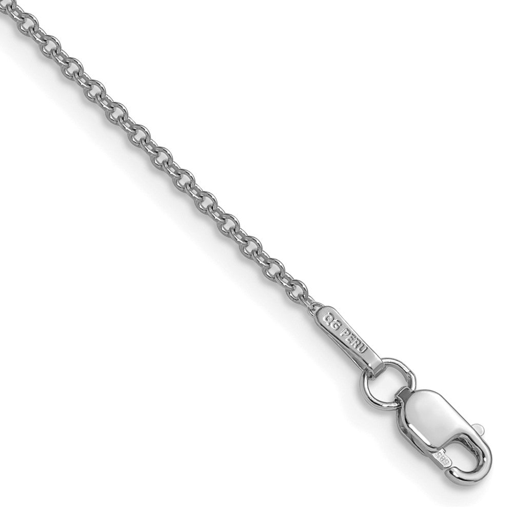 14k WG 1.5mm Cable Chain (2.07 grams)