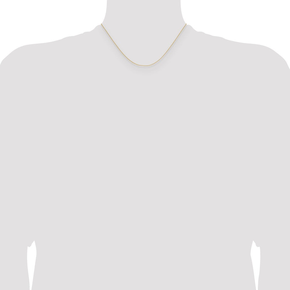 14k .8mm Forzantine Cable Chain (1.10 grams)