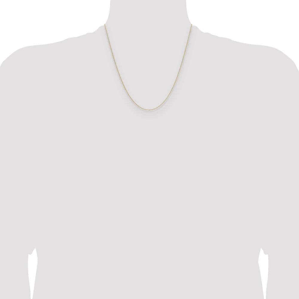 14k .8mm Forzantine Cable Chain (1.10 grams)