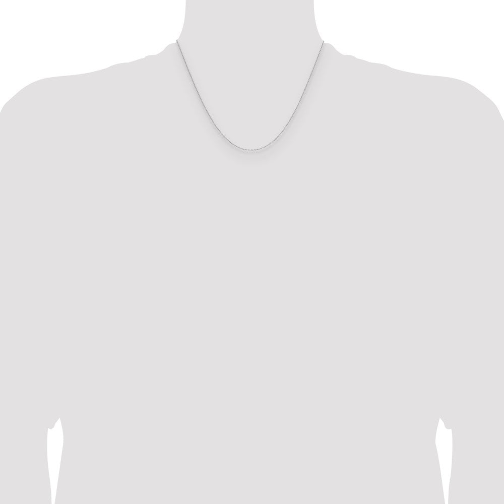 14k WG .8mm Forzantine Cable Chain (1.10 grams)