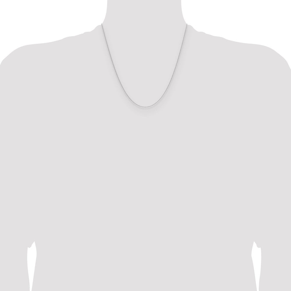 14k WG .8mm Forzantine Cable Chain (1.10 grams)