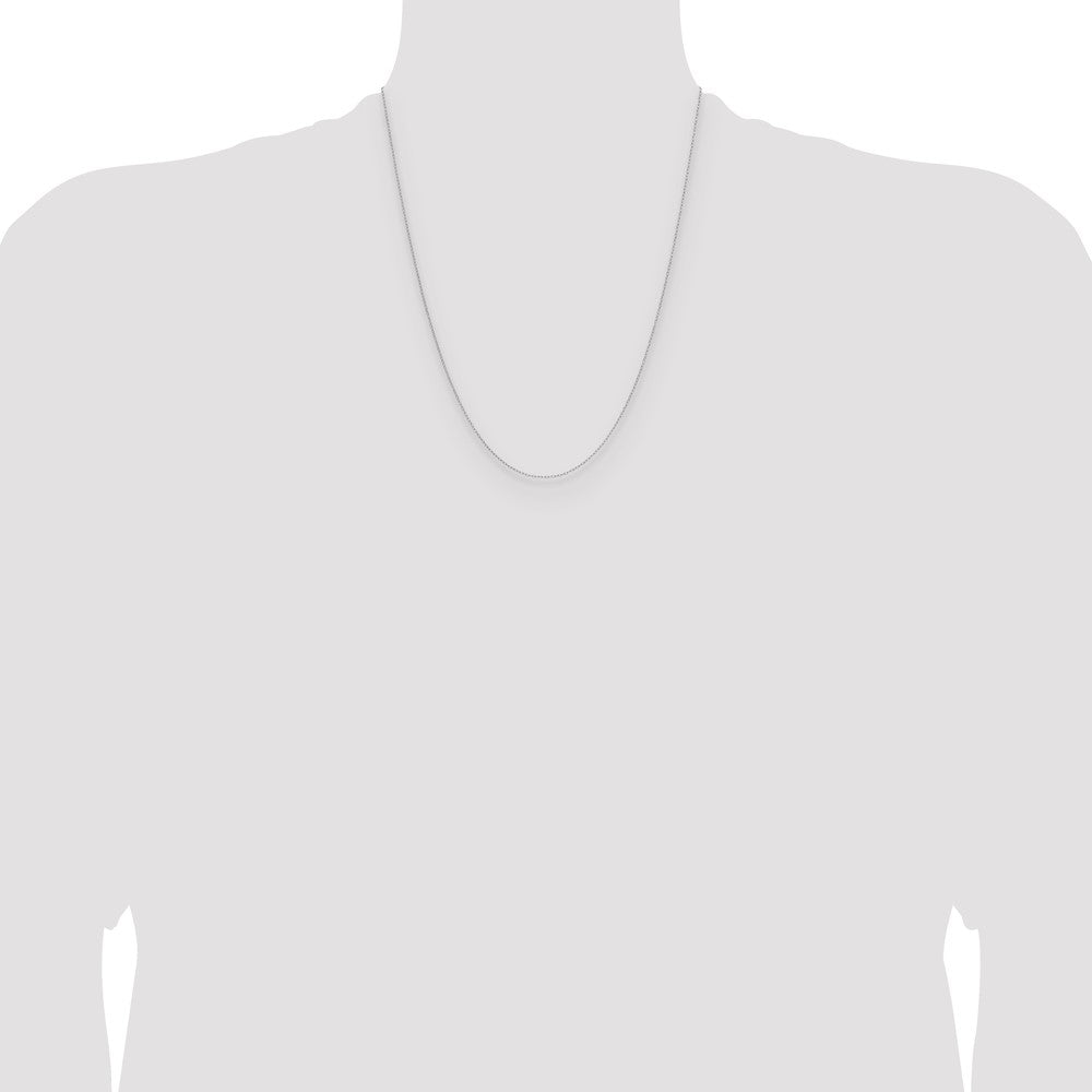 14k WG .8mm Forzantine Cable Chain (1.10 grams)