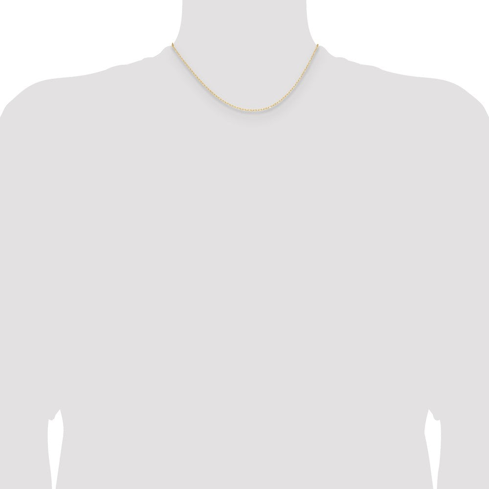 14k .8mm D/C Forzantine Cable Chain (1.09 grams)