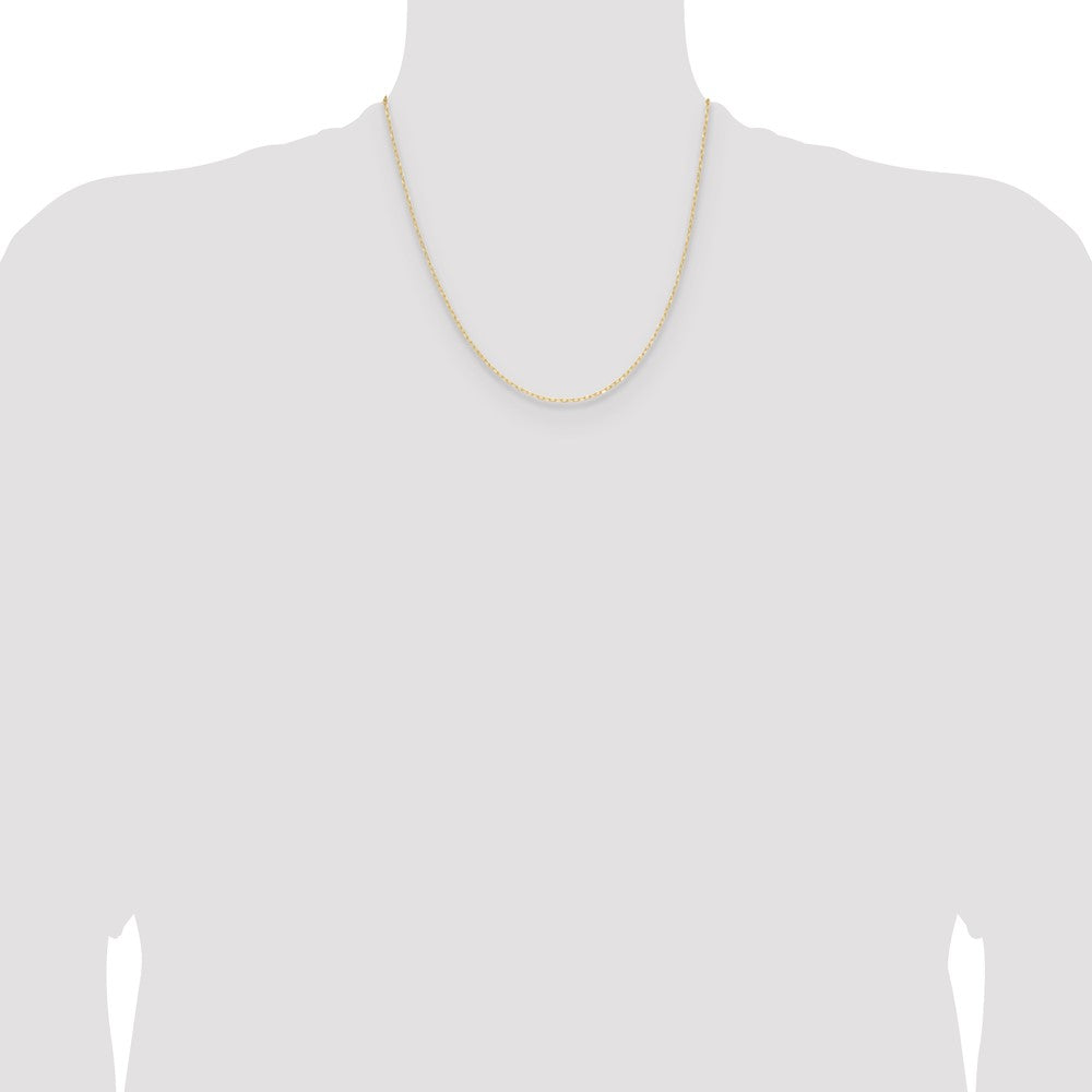 14k .8mm D/C Forzantine Cable Chain (1.09 grams)