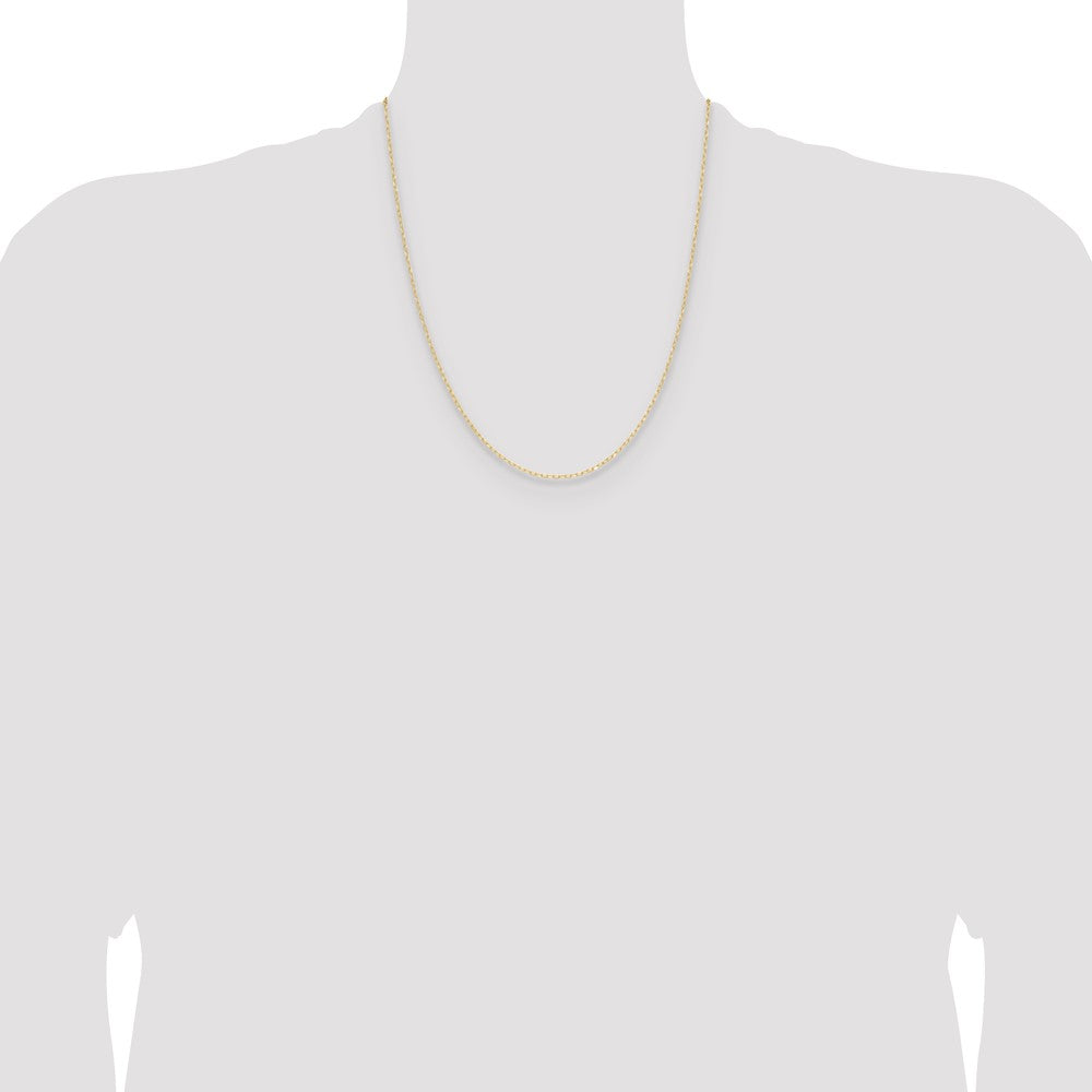 14k .8mm D/C Forzantine Cable Chain (1.09 grams)