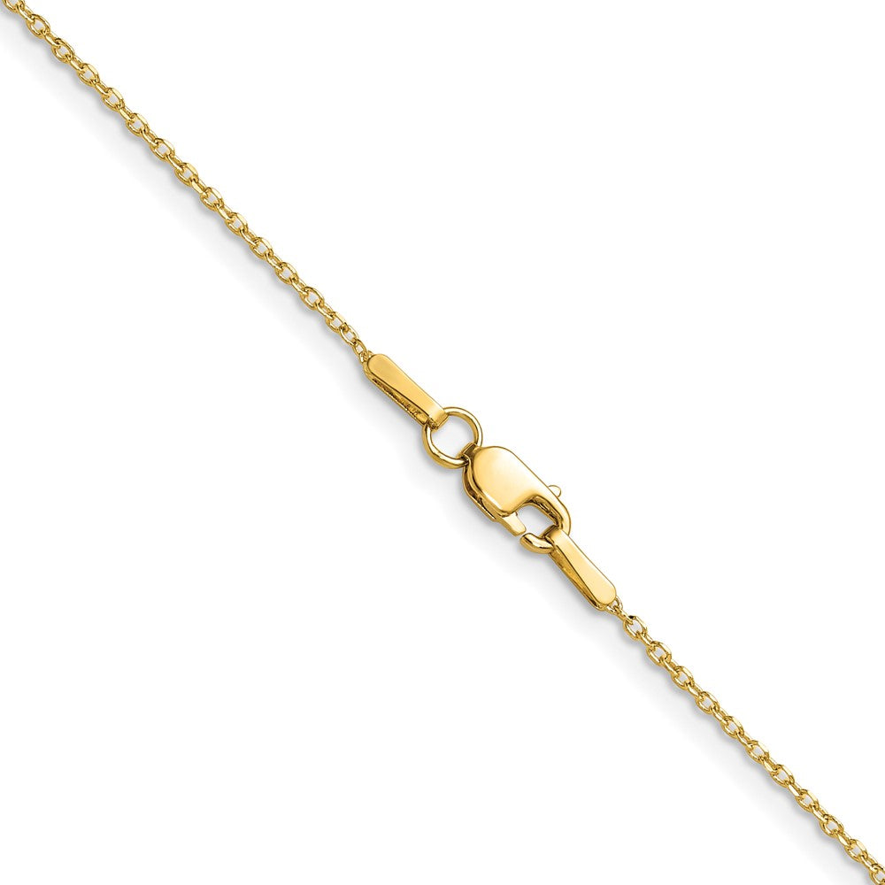 14k 1.0mm D/C Forzantine Cable Chain (1.49 grams)