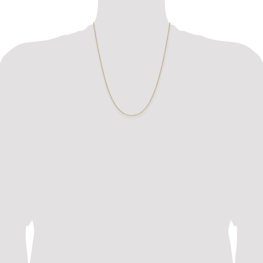 14k 1.0mm D/C Forzantine Cable Chain (1.49 grams)