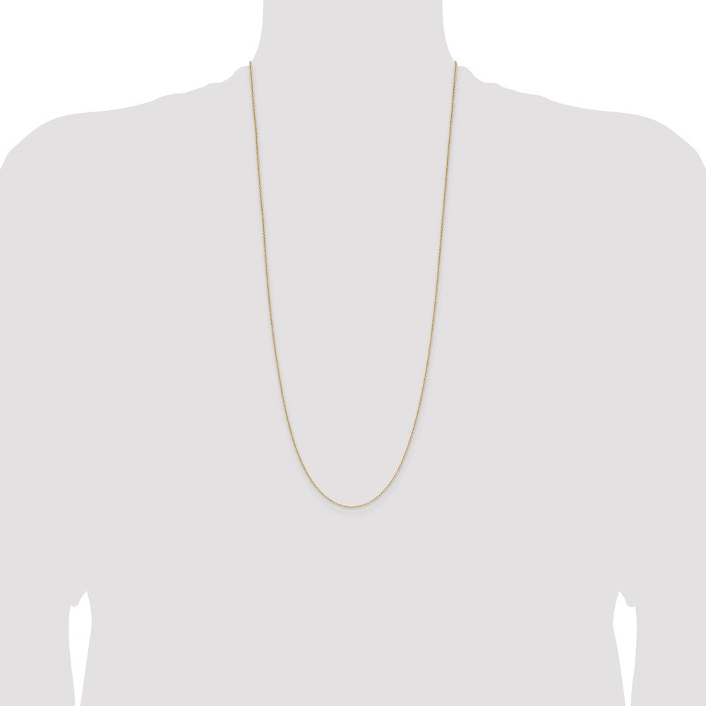 14k 1.0mm D/C Forzantine Cable Chain (1.49 grams)