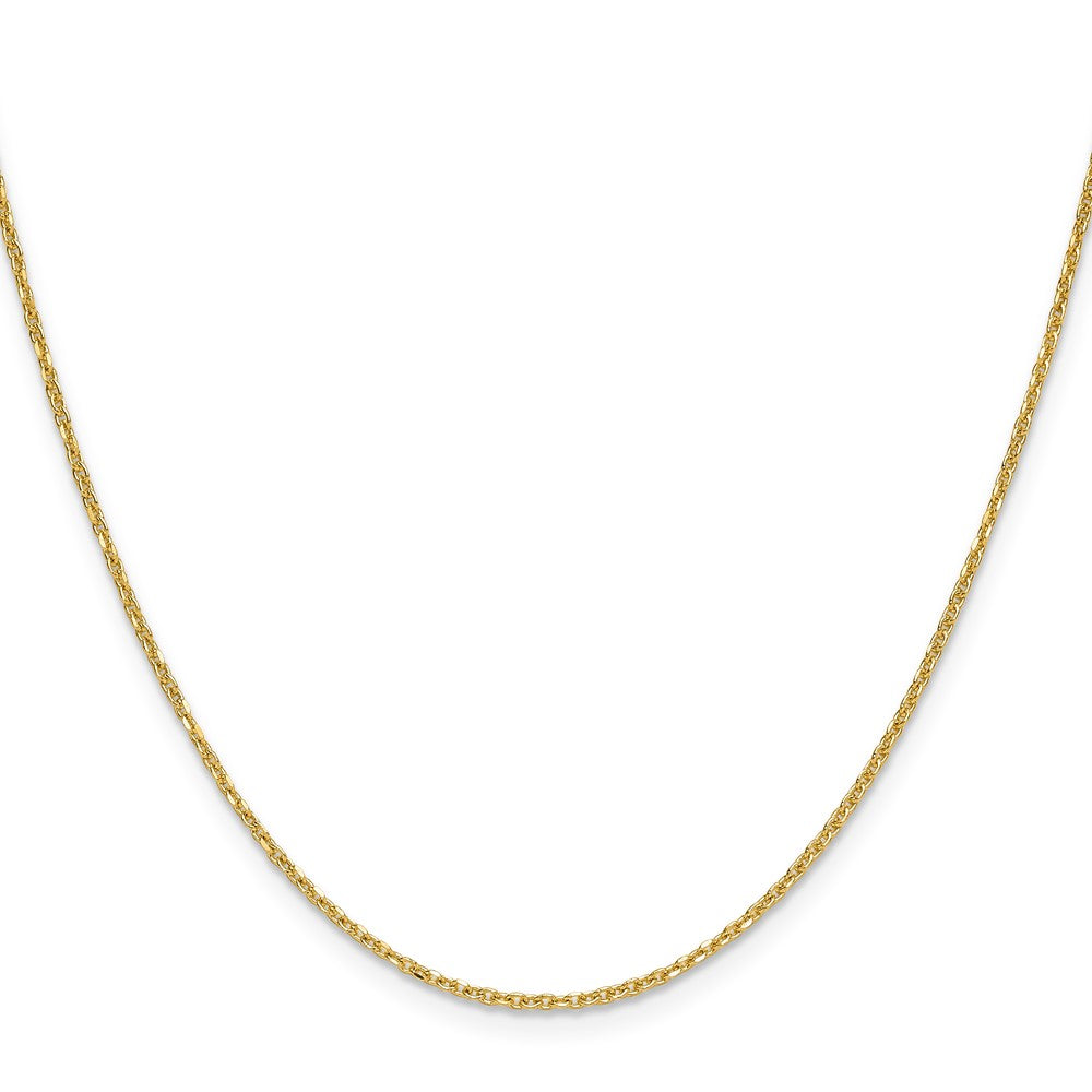 14k 1.4mm D/C Forzantine Cable Chain (2.45 grams)