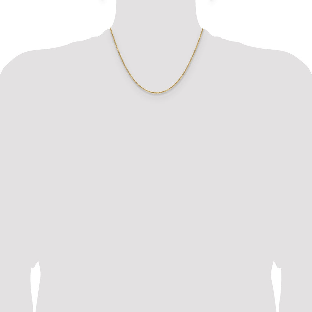 14k 1.4mm D/C Forzantine Cable Chain (2.45 grams)