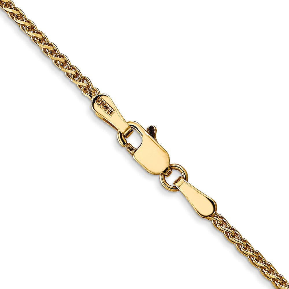 14k 1.7mm D/C Spiga Chain (4.50 grams)