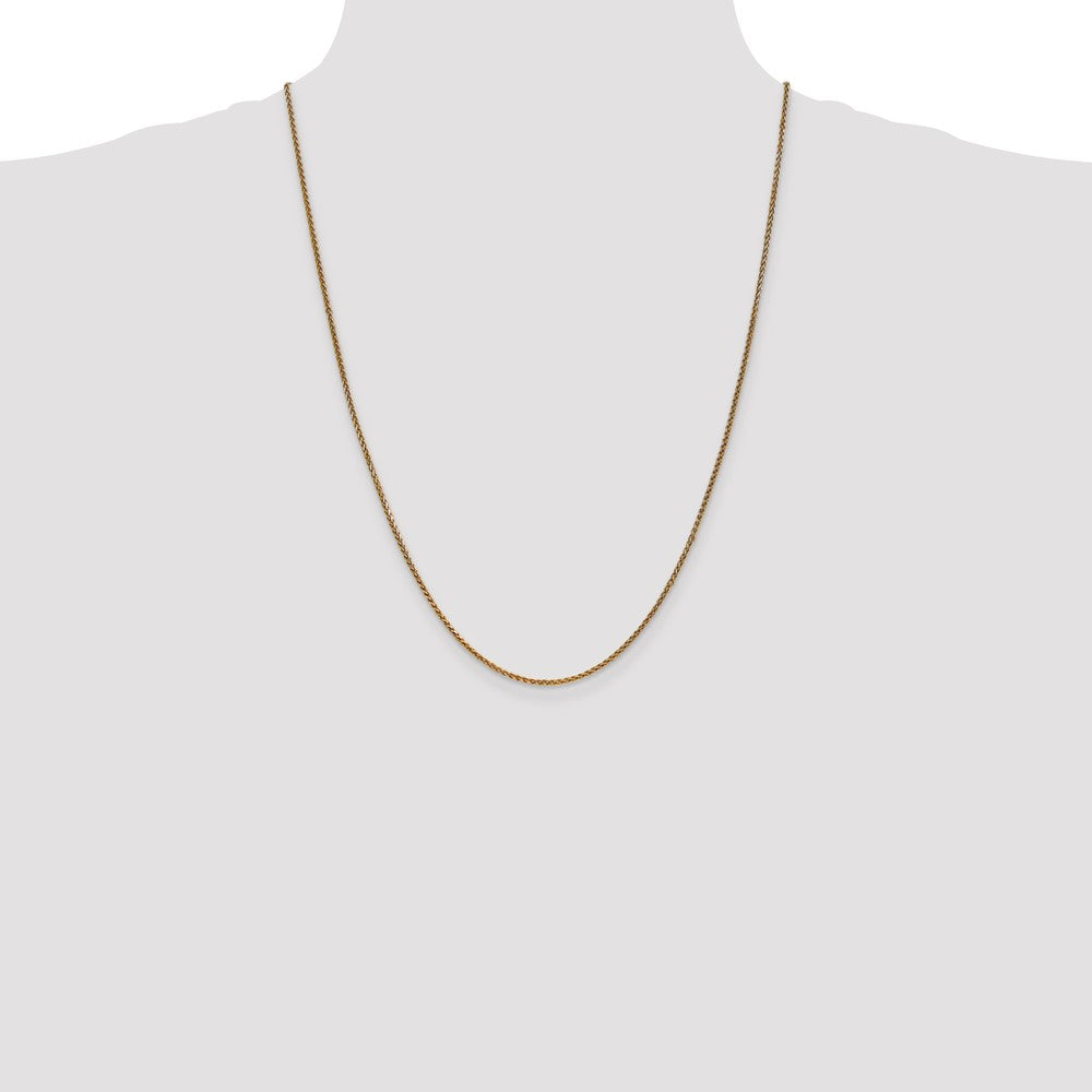 14k 1.7mm D/C Spiga Chain (4.50 grams)