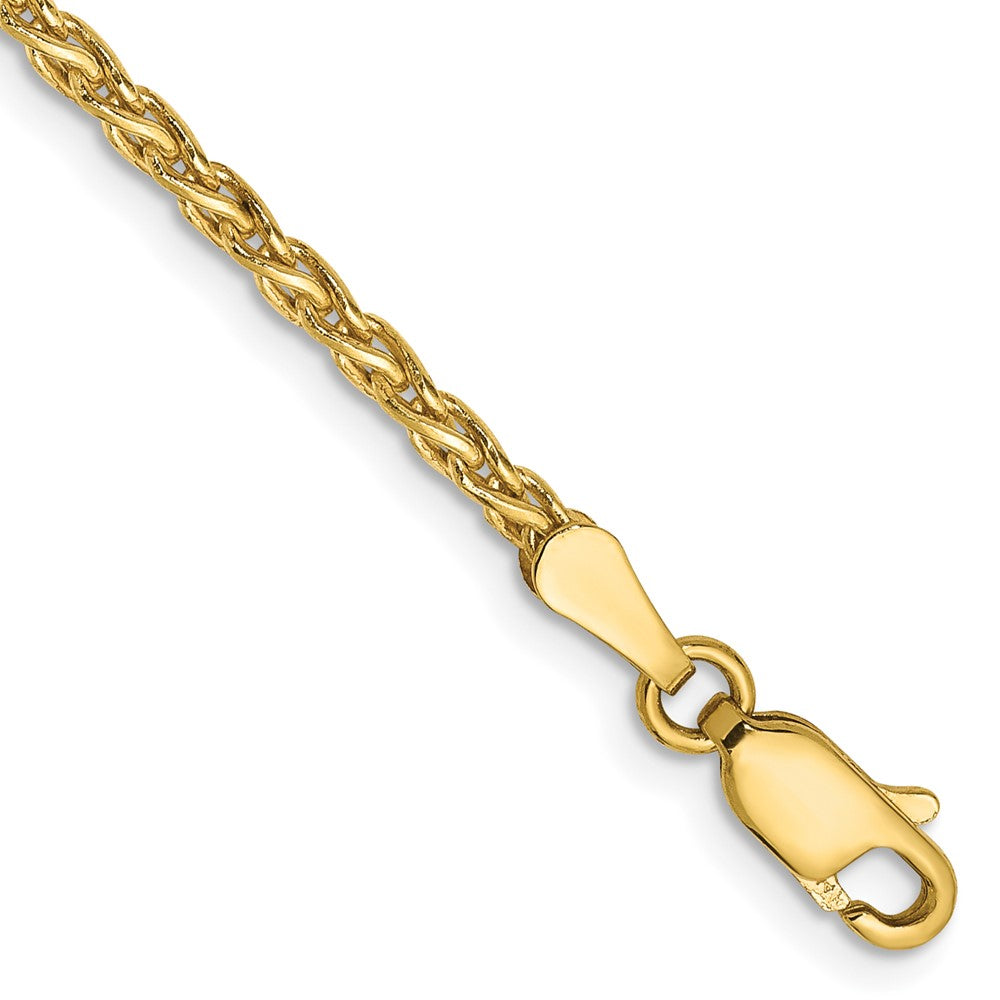 14k 2.25mm Parisian Wheat Chain Bracelet (4.09 grams)