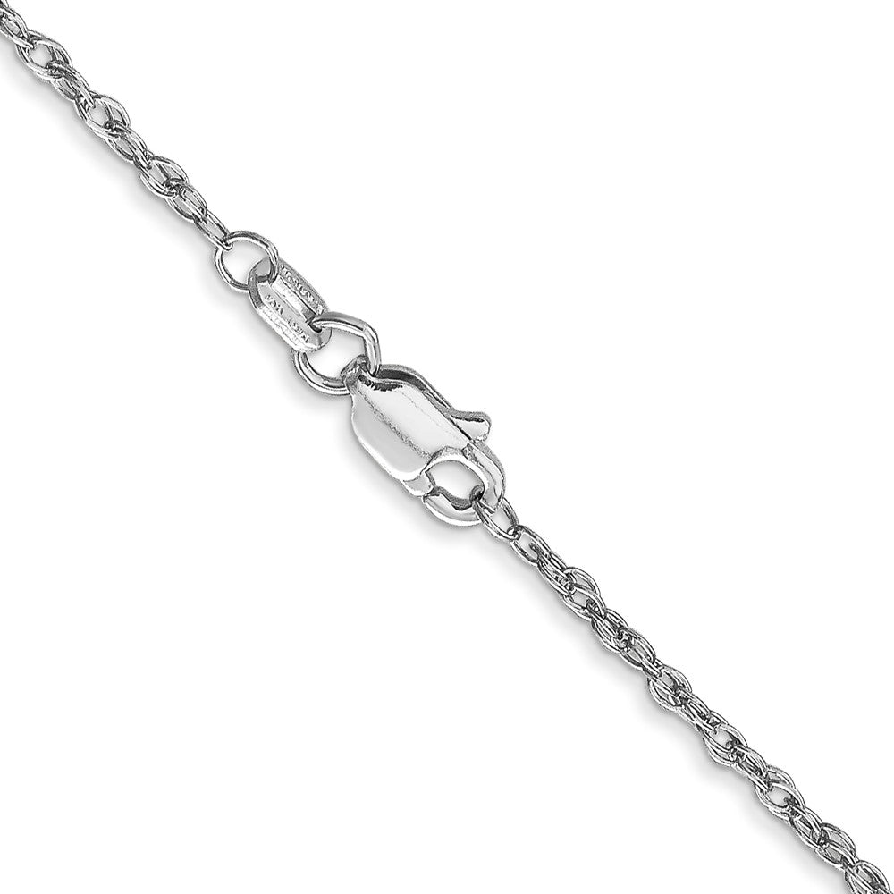 14k WG 1.3mm Heavy-Baby Rope Chain (1.72 grams)