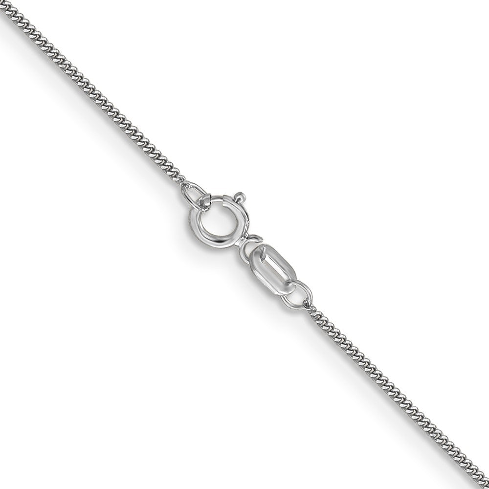 14k WG .9mm Curb Pendant Chain (0.90 grams)