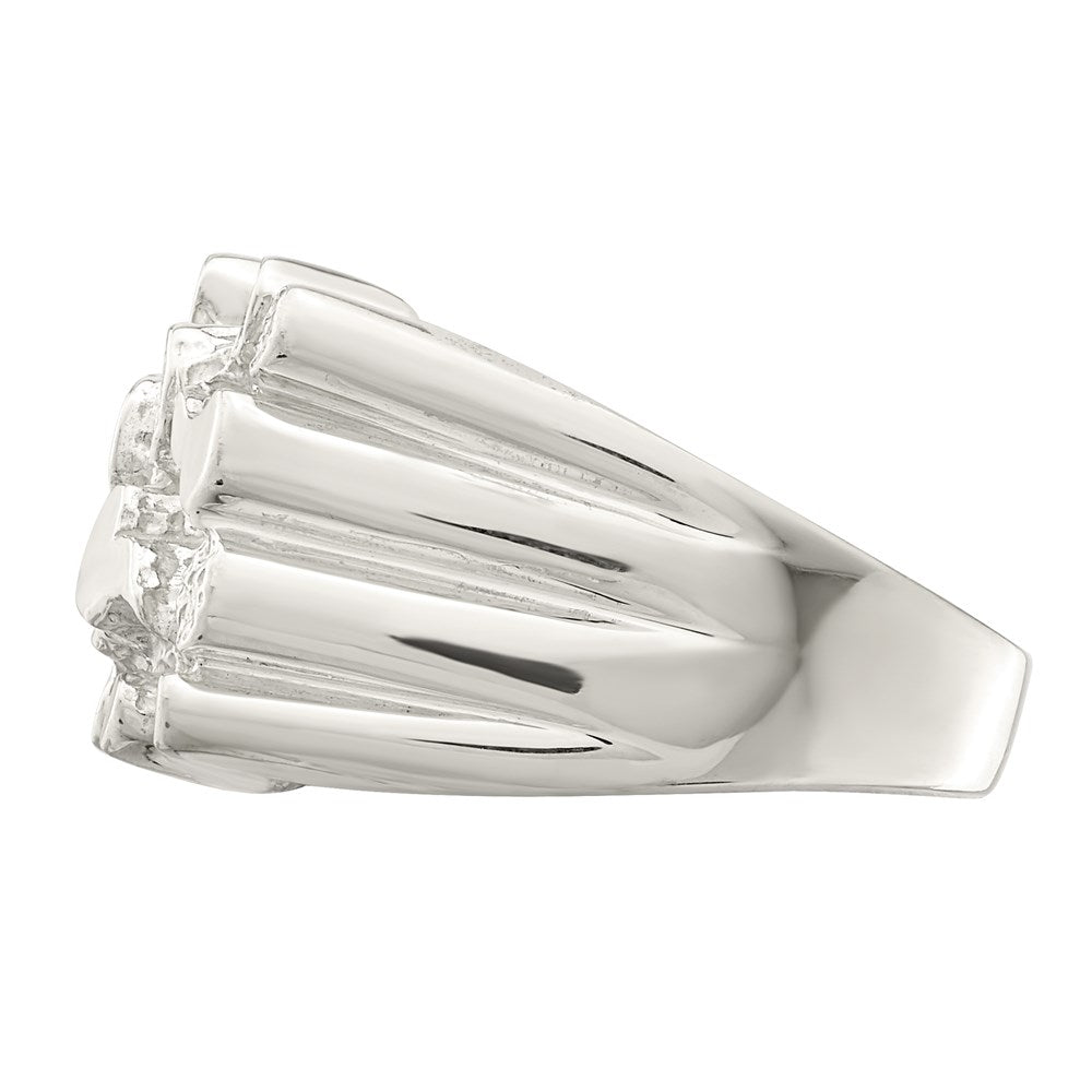 Sterling Silver Woman's Nugget Ring (6.02 grams)