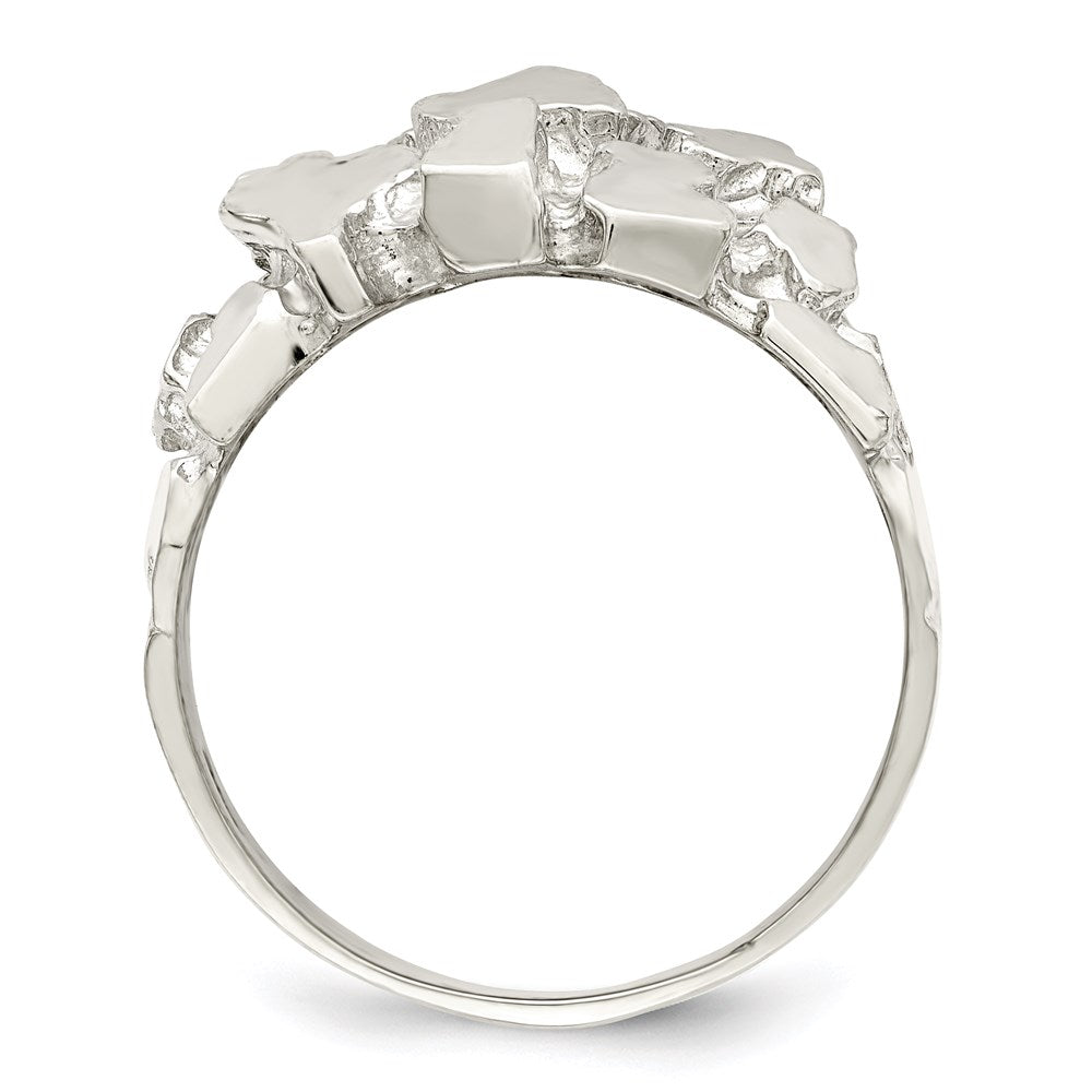 Sterling Silver Men's Nugget Ring (6.21 grams)