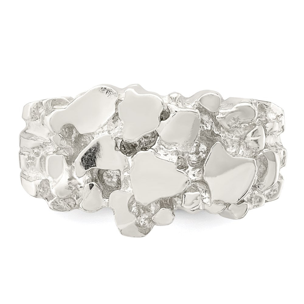 Sterling Silver Men's Nugget Ring (8.37 grams)