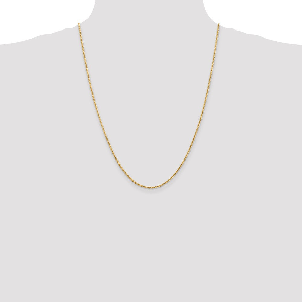 14k 2.00mm D/C Quadruple Rope Chain (4.43 grams)