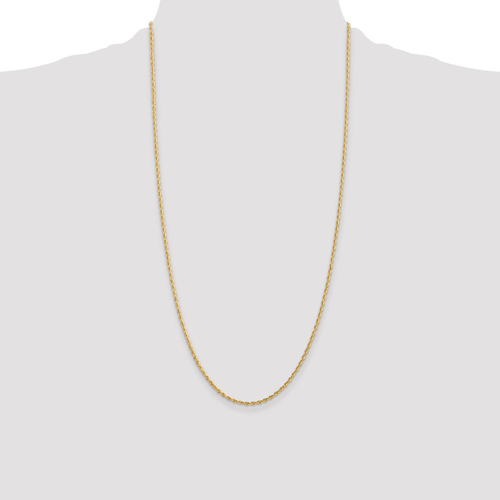 14k 2.00mm D/C Quadruple Rope Chain (4.43 grams)