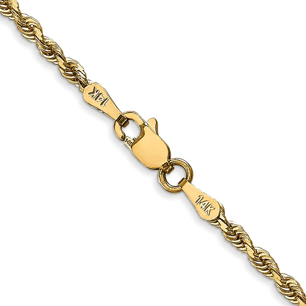 14k 2.25mm D/C Quadruple Rope Chain (6.05 grams)