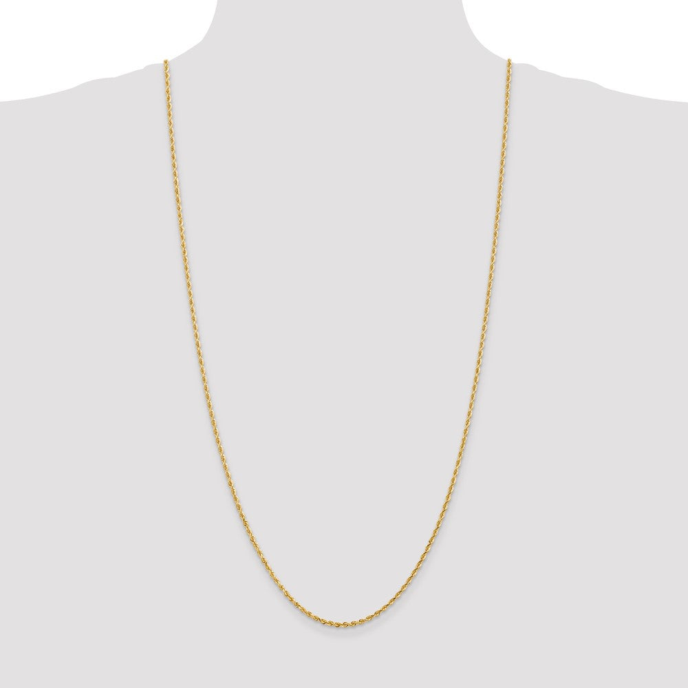 14k 2.25mm D/C Quadruple Rope Chain (6.05 grams)