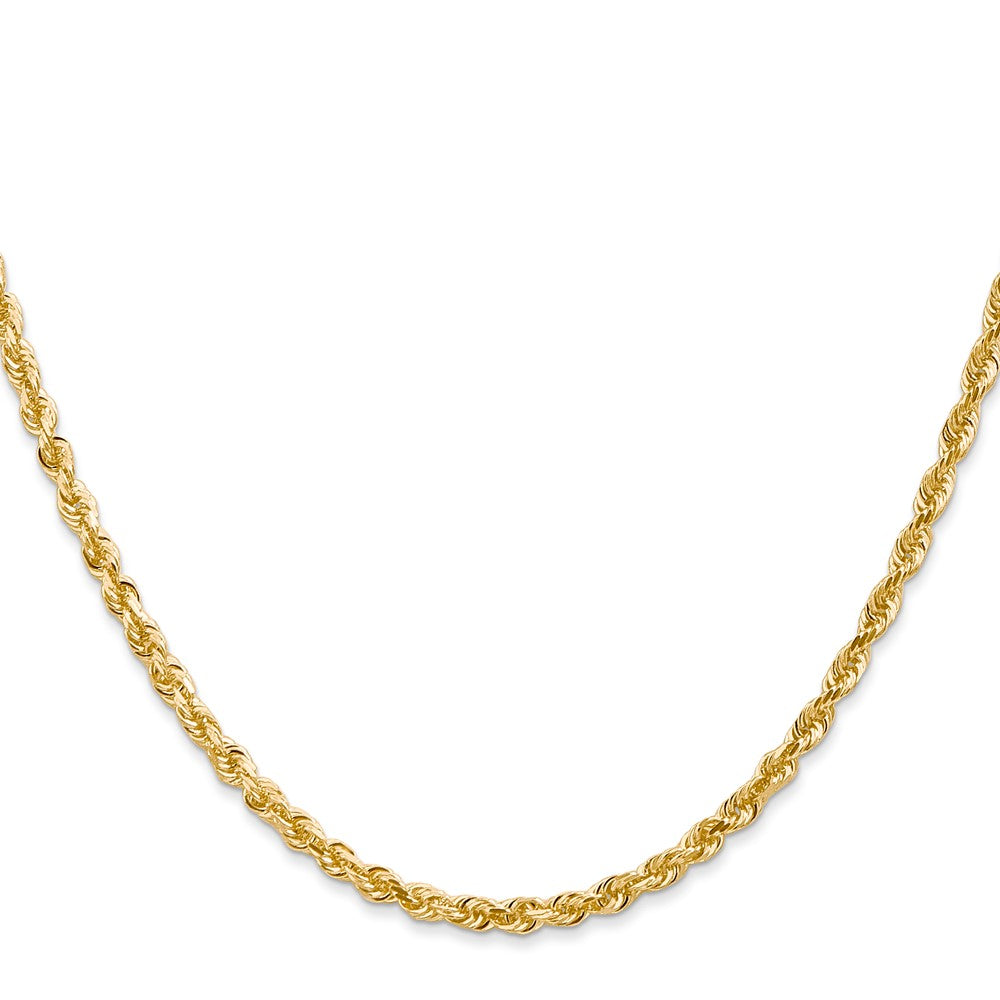 14k 3.0mm D/C Quadruple Rope Chain (9.84 grams)